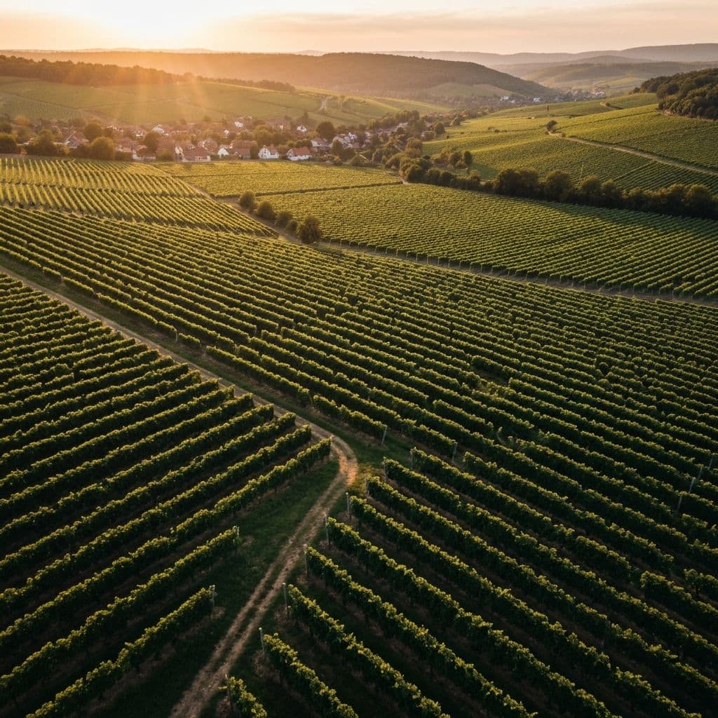 Обробка виноградника агродроном