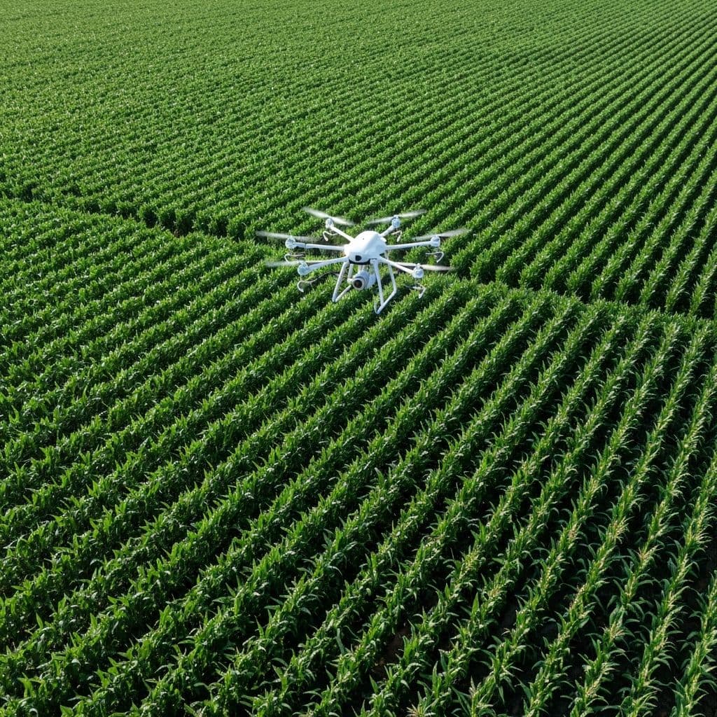 Точне оприскування кукурудзяного поля